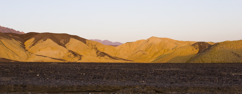 Badlands At Sunset